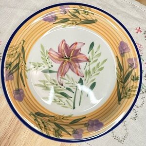 Royal Norfolk RNF10 Handpainted Floral Salad Plate 7.25”